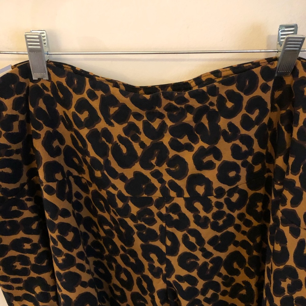 Nwt woman’s plus size leopard print leggings. Not see through. - Picture 2 of 3